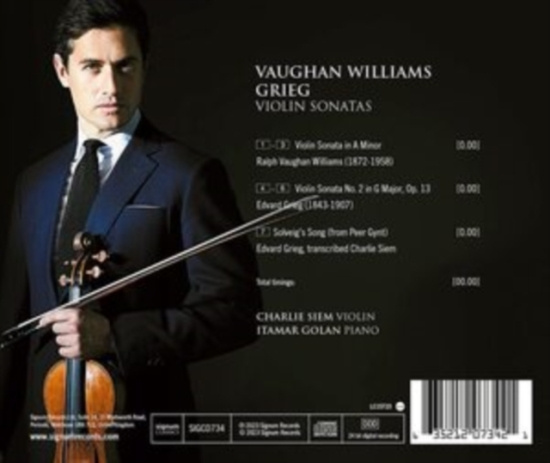 Grieg Edvard Vaughan Williams Ra - Vaughan Williams & Grieg: Violin So