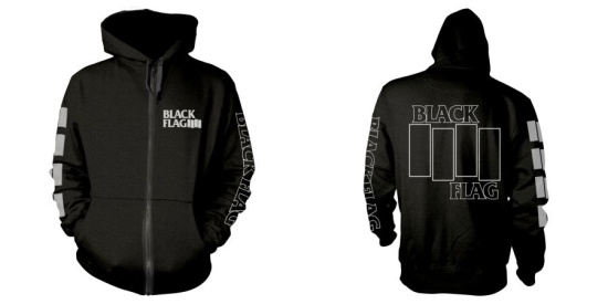 Black Flag - Zip-Hood -  Logo (M)