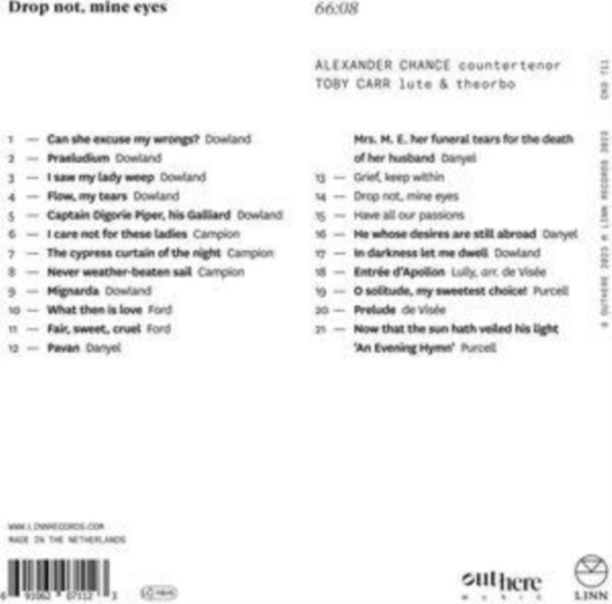 Various - Drop Not, Mine Eyes