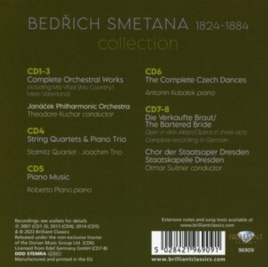 Smetana Bedrich - Smetana Collection (8Cd)
