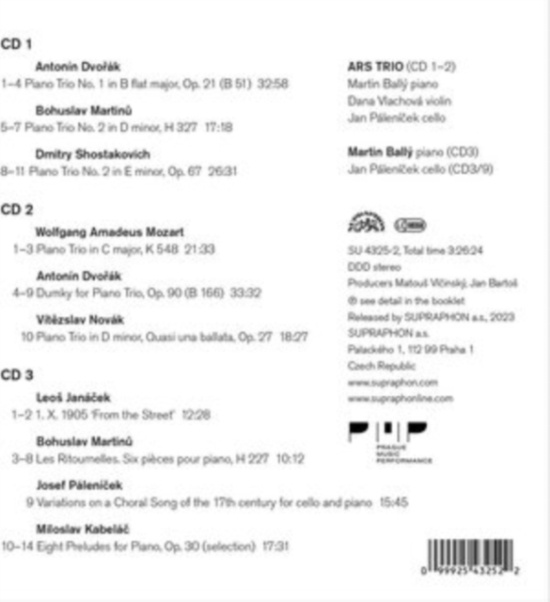 Various - Dvorak, Novak, Mozart, Martinu, Sho