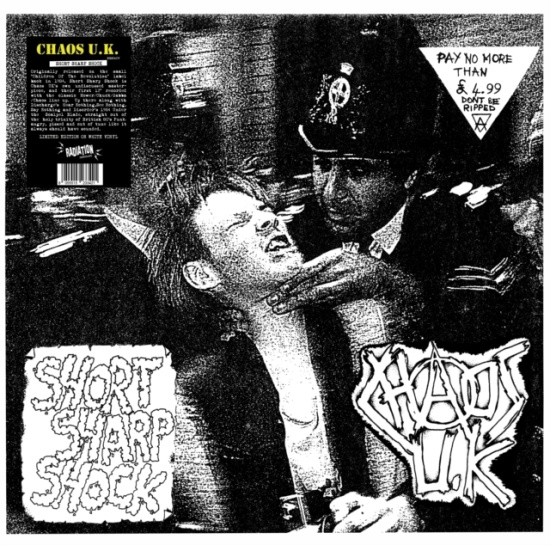 Chaos U.K. - Short Sharp Shock (White Vinyl Lp)