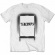 The 1975 - Black Tour (Small) Unisex White T-Shirt The 1975 - Black Tour (Small) Unisex White T-Shirt