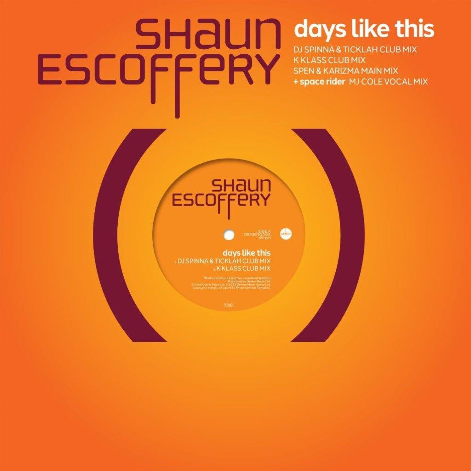 Shaun Escoffery - Days Like This