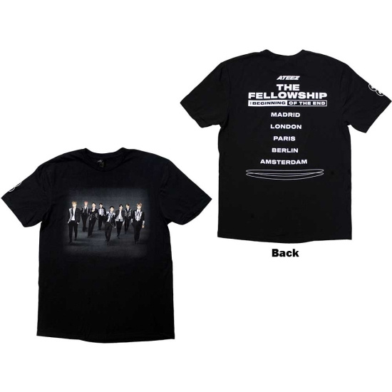 Ateez - Ateez Uni Fellowship Tour Euro Photo T-Shirt  (L)