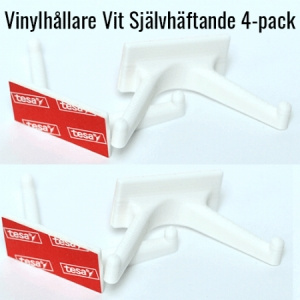 VinylLisätarvikkeet - Vinyyliteline Vit Självhäftande 4-pack