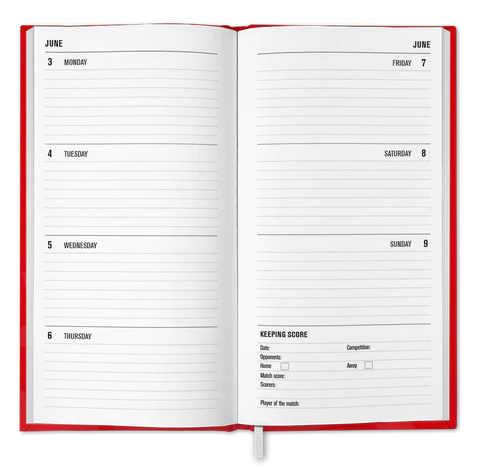 Manchester United Fc - Manchester United Fc 2024 Slim Diary