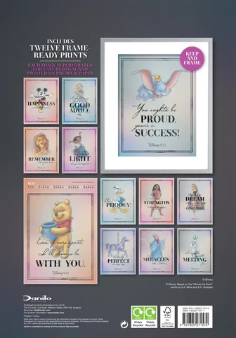Disney - Disney 100 Quotes 2024 A3 Deluxe Calenda