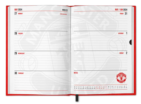 Manchester United Fc - Manchester United Fc 2024 A5 Diary