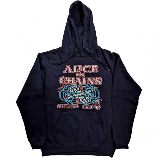 Alice In Chains - Unisex Pullover Hoodie: Totem Fish