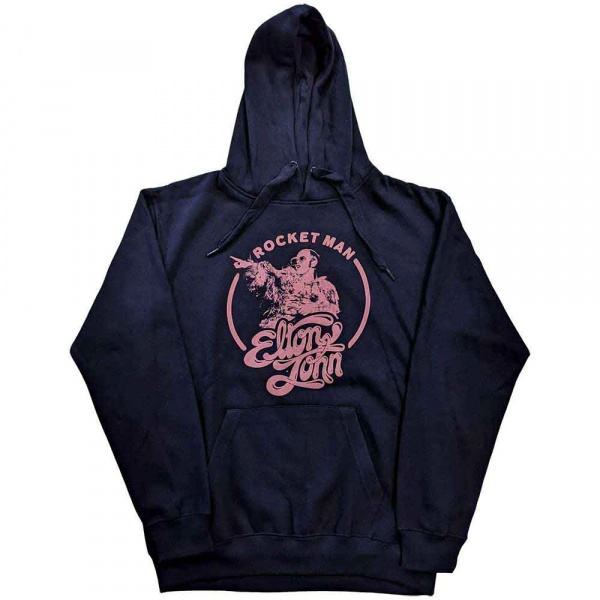Elton John - Rocketman Circle Point (Navy Blue) Uni Pullover