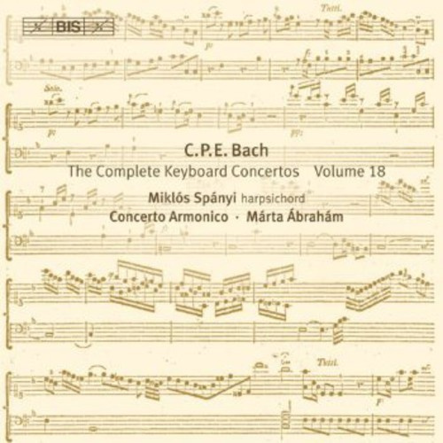 Cpe Bach - Keyboard Concertos Vol 18