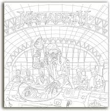 Megadeth - The Official Megadeth Colouring Book