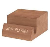 Vinyl Tonic - Now Playing Wooden Stand