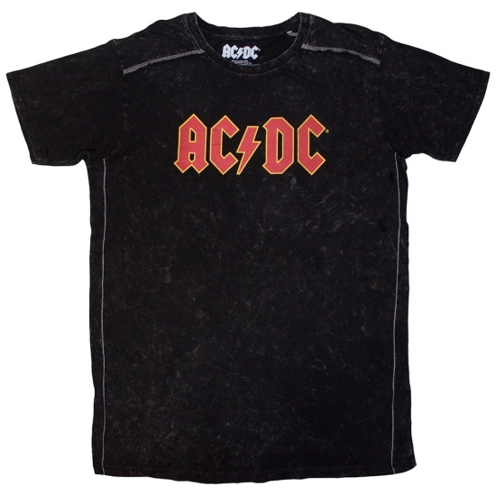Ac/Dc - Logo Snow Wash Uni Bl   