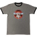 Van Halen - Circle Logo Ringer Uni Grey Van Halen - Circle Logo Ringer Uni Grey