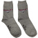 The Beatles - Help! Lady Grey Socks (Eu 37-41) The Beatles - Help! Lady Grey Socks (Eu 37-41)