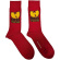 Wu-Tang Clan - Wu-Tang Uni Red Socks (Eu 40-45) Wu-Tang Clan - Wu-Tang Uni Red Socks (Eu 40-45)