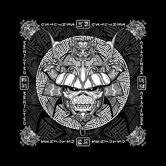 Iron Maiden - Senjutsu Samurai Eddie Bandana