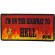 Ac/Dc - Highway To Hell Flames Printed Patch Ac/Dc - Highway To Hell Flames Printed Patch