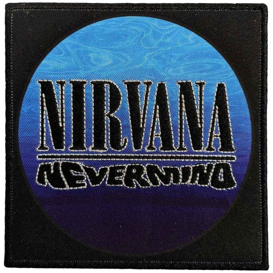 Nirvana - Nevermind Wavy Logo Pritned Patch