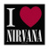 Nirvana - I Love Nirvana Standard Patch Nirvana - I Love Nirvana Standard Patch