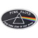 Pink Floyd - Dsotm Oval White Border Woven Patch Pink Floyd - Dsotm Oval White Border Woven Patch