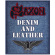 Saxon - Denim & Leather Standard Patch Saxon - Denim & Leather Standard Patch