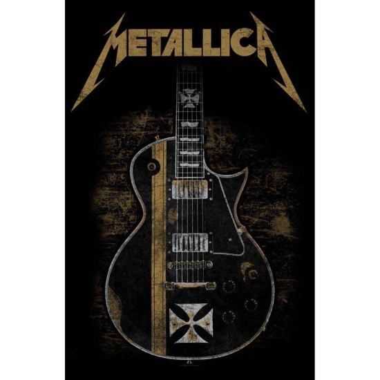 Metallica - Hetfield Guitar Textile Poster
