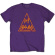 Def Leppard - Classic Triangle Logo Uni Purp Def Leppard - Classic Triangle Logo Uni Purp
