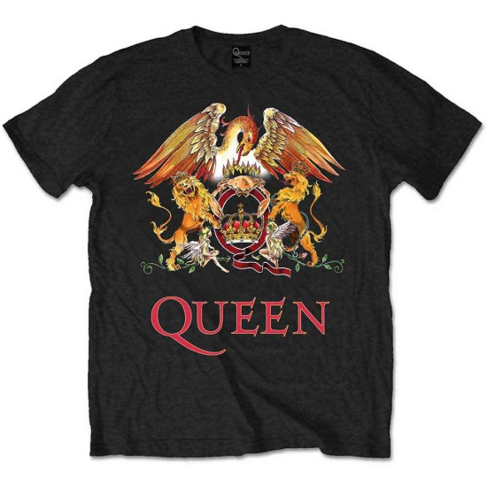 Queen - Classic Crest Boys T-Shirt Bl