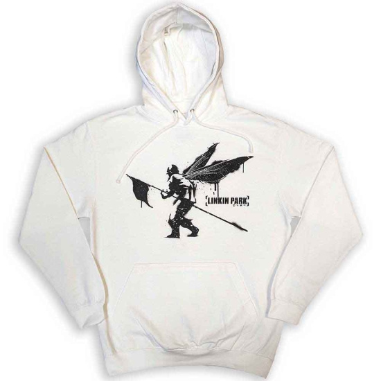 Linkin Park - Street Soldier Uni Wht Hoodie