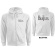 The Beatles - Drop T Logo B-Print Lady Wht Zip Hoodie The Beatles - Drop T Logo B-Print Lady Wht Zip Hoodie