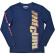 The Cure - Glitched Logo Denim Longsleeve The Cure - Glitched Logo Denim Longsleeve