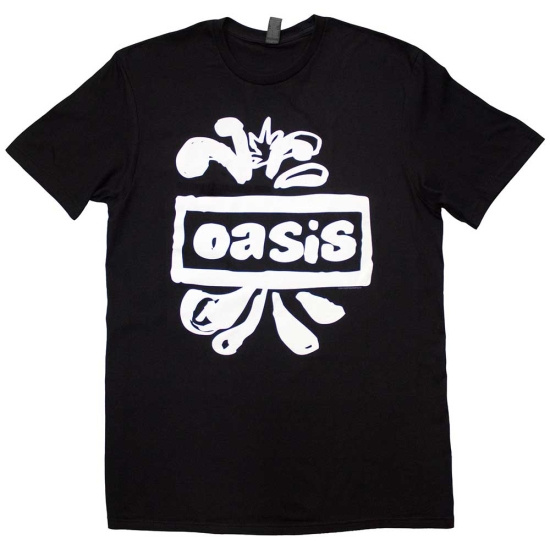 Oasis - Logo Splat Uni Bl T-Shirt