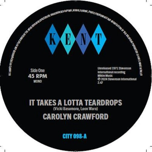 Carolyn Crawford / Hodges James S - It Takes A Lotta Teardrops / I'm In Love