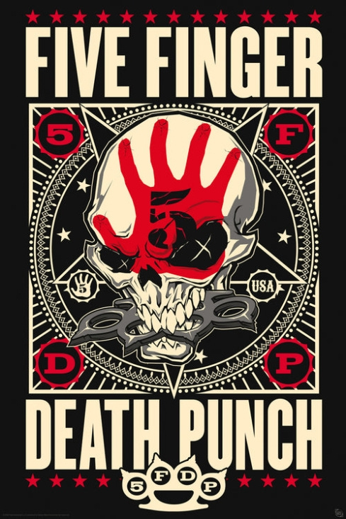 Five Finger Death Punch - Knucklehead Poster  91,5 X 61 Cm