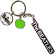 Beatles - Text Logo Drop T Drum & Apple Charms Keychain Beatles - Text Logo Drop T Drum & Apple Charms Keychain
