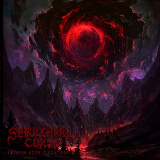 Sepulchral Curse - Crimson Moon Evocations (Black Viny