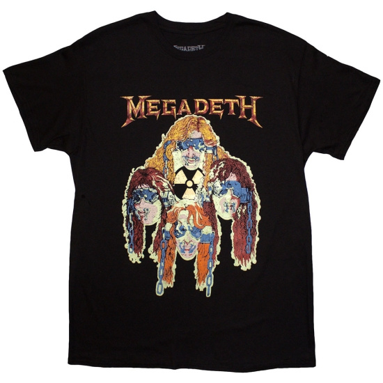 Megadeth - Nuclear Glowheads Uni Bl T-Shirt