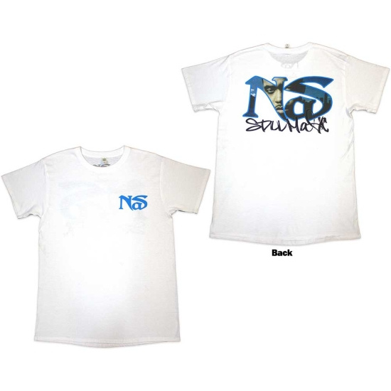 Nas - Still City Infill Uni Wht T-Shirt