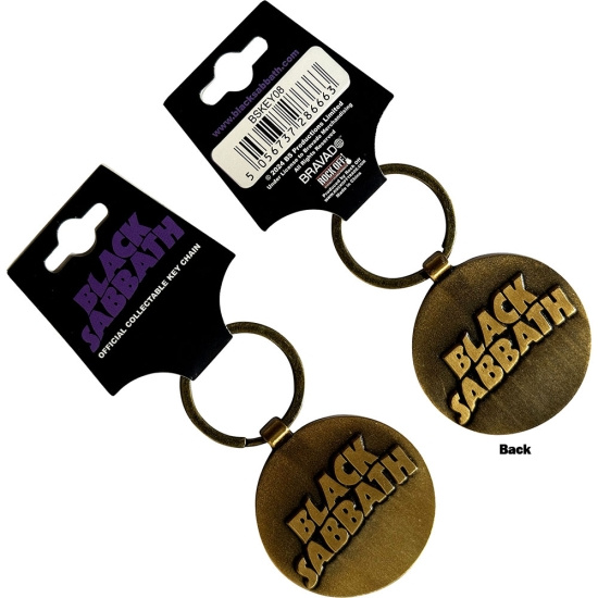 Black Sabbath - 3D Wavy Logo Double-Sided Keychain
