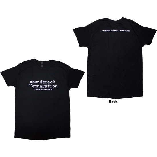 Human League - Soundtrack To A Generation Uni Bl T-Shirt