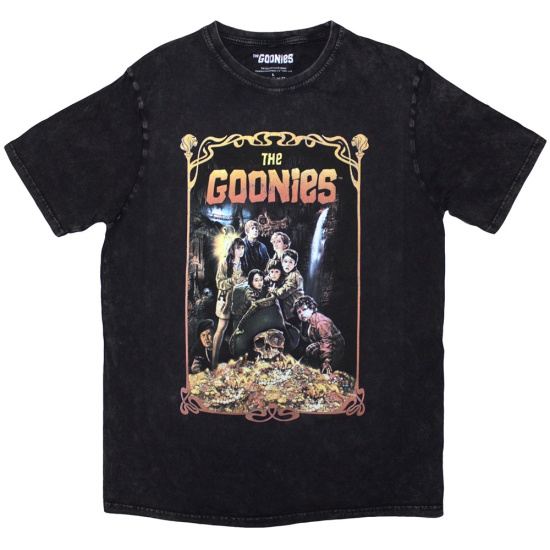 Goonies Movie - Movie Poster Stone Wash Uni Bl T-Shirt