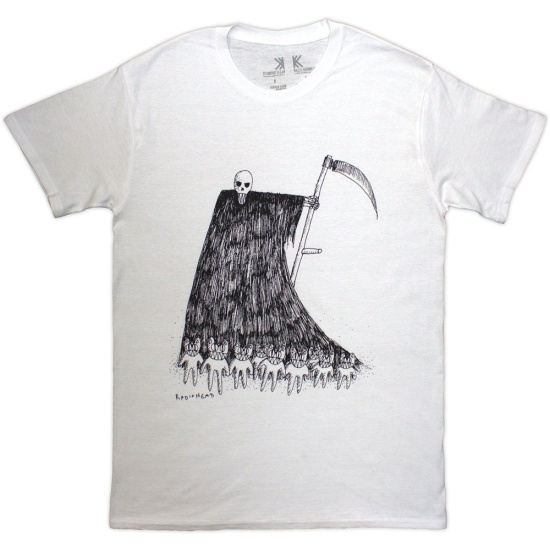 Radiohead - Radiohead Grim Reaper Uni Wht T-Shirt