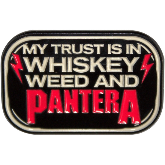 Pantera - Whiskey Pin Badge