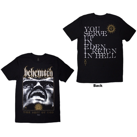 Behemoth - The Shit Ov God Reign In Hell Uni Bl T-Shirt