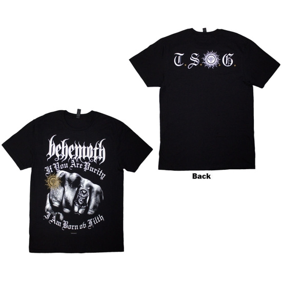 Behemoth - The Shit Ov God Purity Fist Uni Bl T-Shirt