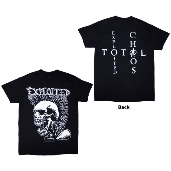 Exploited - Mohican Skull Uni Bl T-Shirt