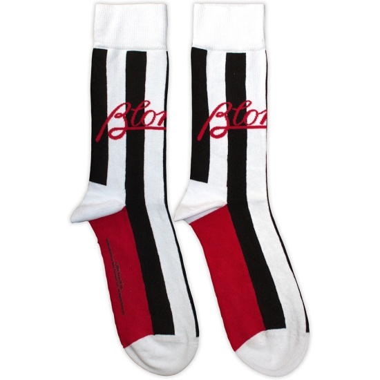Blondie - Parallel Lines Uni Wht Socks (Eu 40-45)